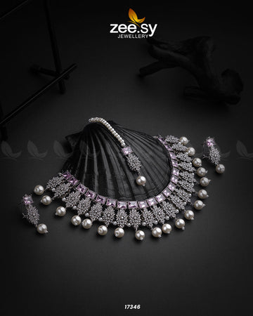Preeti Necklace - Designer Dress with Intricate embroidery and embellishments. Shop elegent wedding dress at Maria Faisal.