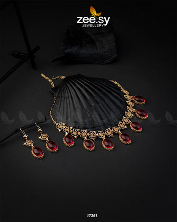 Arash Necklace - Designer Dress with Intricate embroidery and embellishments. Shop elegent wedding dress at Maria Faisal.