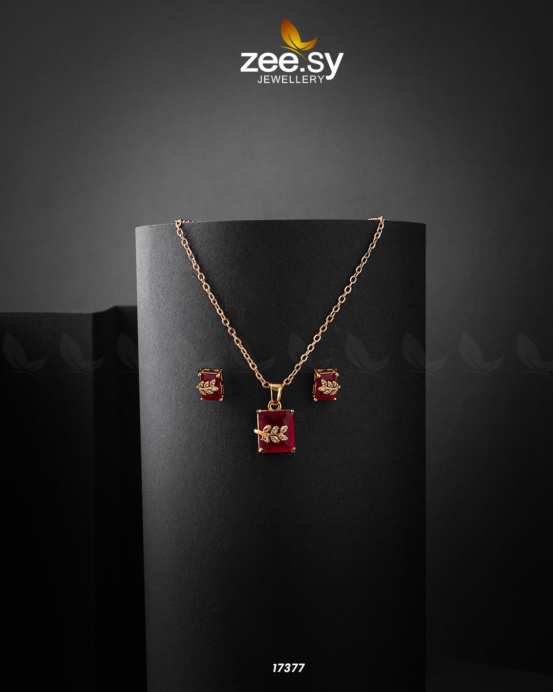 Cubic Sterling Pendant - Necklace Sets