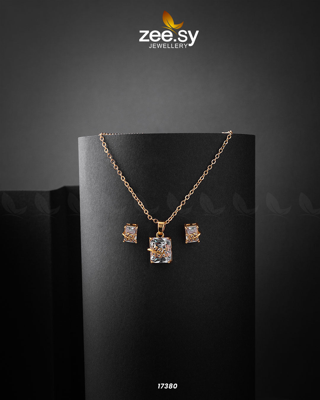 Cubic Sterling Pendant - Necklace Sets