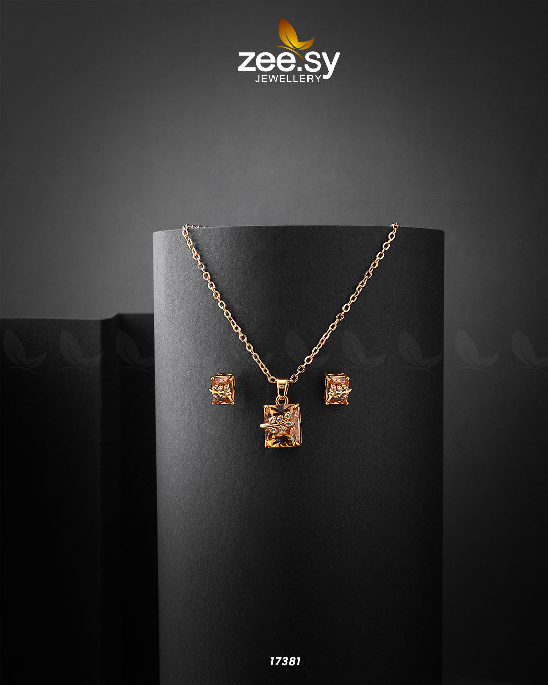 Cubic Sterling Pendant - Necklace Sets