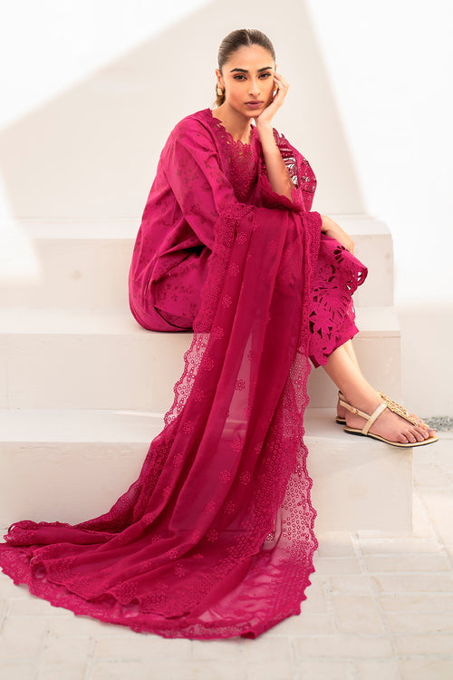 Baroque | Luxury Pret 24 | LAWN UF 668 - Designer Dress with Intricate embroidery and embellishments. Shop elegent wedding dress at Maria Faisal.