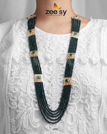 Initials Mala Necklace - Necklace Sets - Maria Faisal