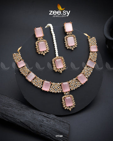 Gul-Badan Necklace - Necklace Sets - Maria Faisal
