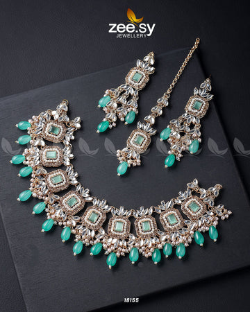 Stephanotis Necklace Set - Necklace Sets - Maria Faisal