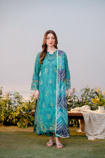 Aabyaan | Shezlin Chikankari Ramadan Edit 25 | ESLEM (AR-11) - Designer Dress with Intricate embroidery and embellishments. Shop elegent wedding dress at Maria Faisal.