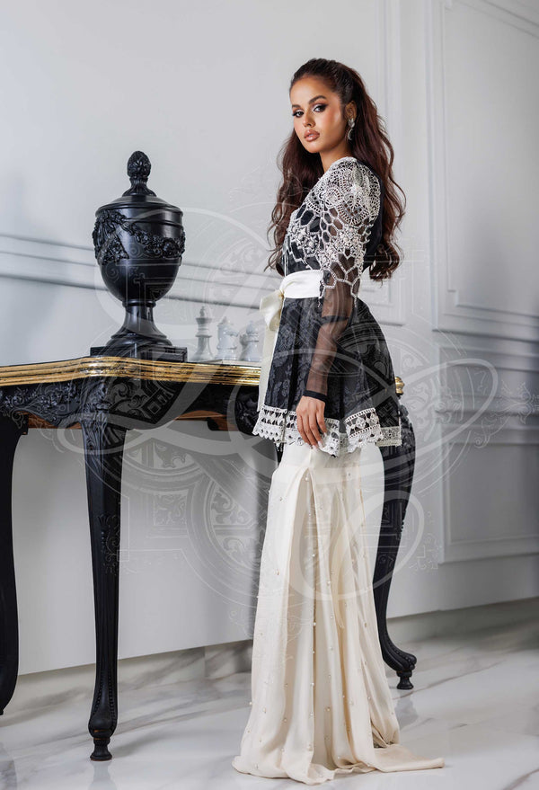 Layla Chatoor | Luxury Pret | Renee - Luxury Dress - available at Maria Faisal in UK and USA.