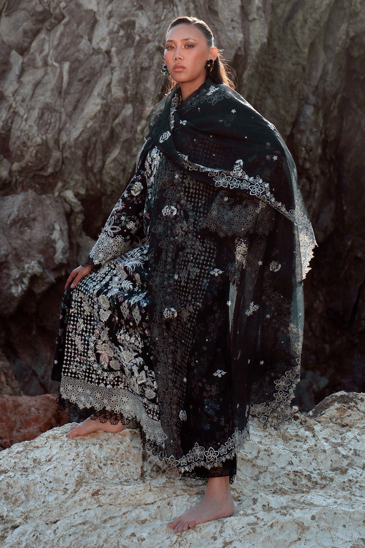 Afrozeh | Summer Together 25 | Saffron Jasper by Maria Faisal - Registered Vendor of : Afrozeh - type : Ladies Clothes - 100% original wedding dresses