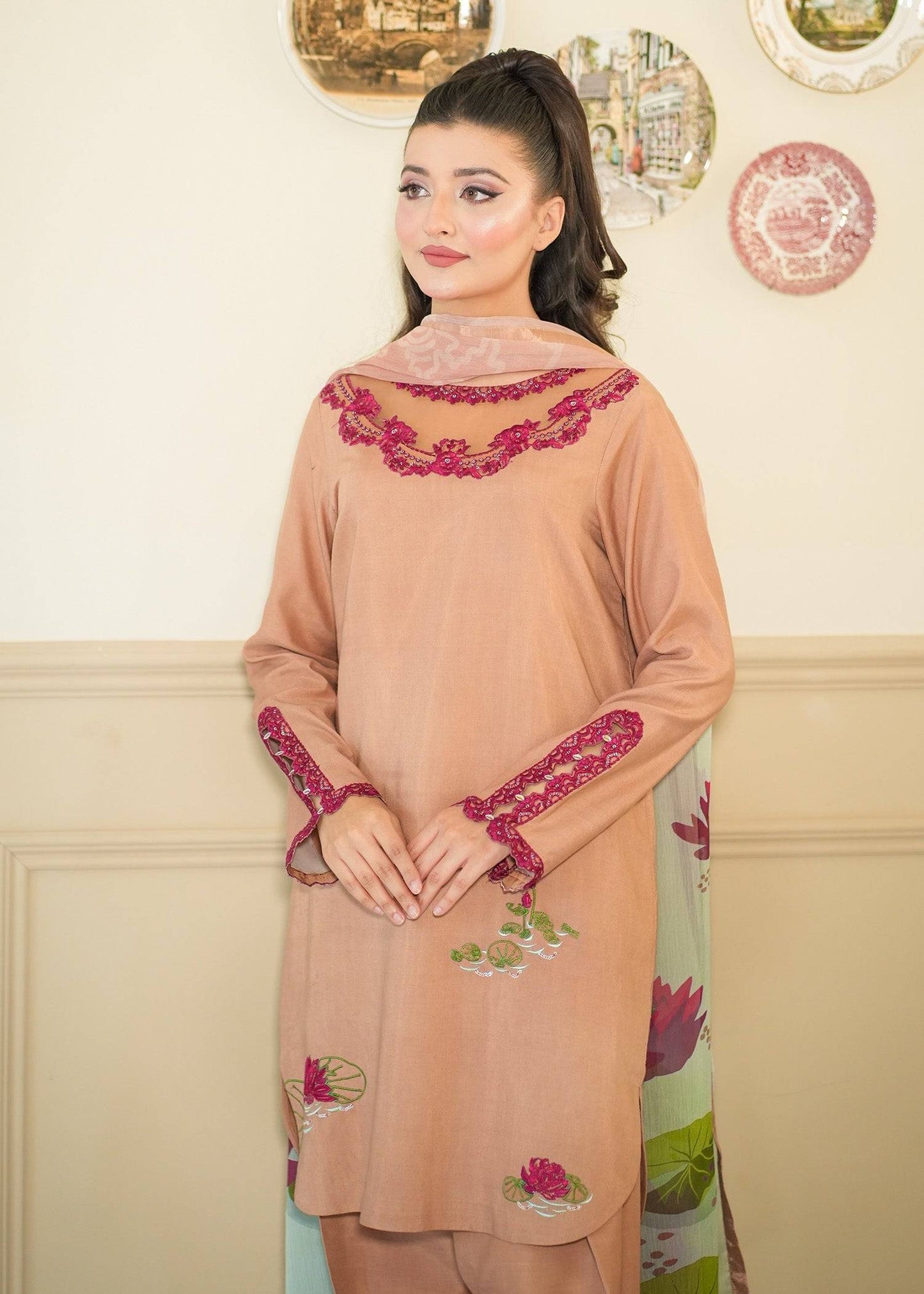 Fozia Khalid | Silk Spire | AMBER by Maria Faisal - Registered Vendor of : Fozia Khalid - type : Ladies Clothes - 100% original wedding dresses