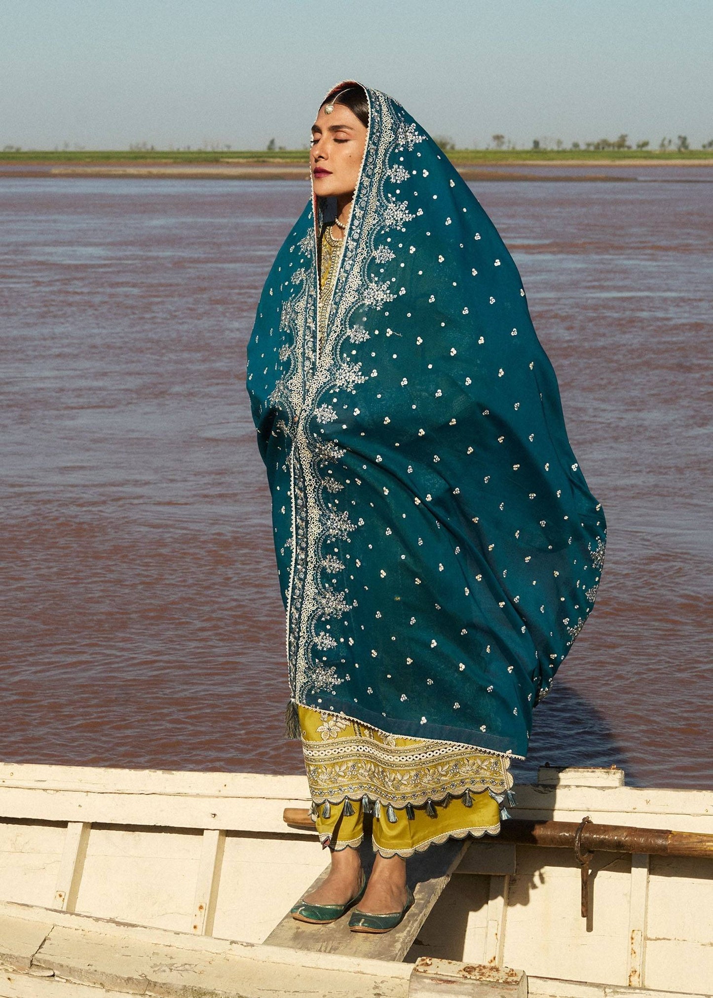 Hussain Rehar | Surkh Eid Pret’25 | Shamyaana by Maria Faisal - Registered Vendor of : Hussain Rehar - type : Ladies Clothes - 100% original wedding dresses