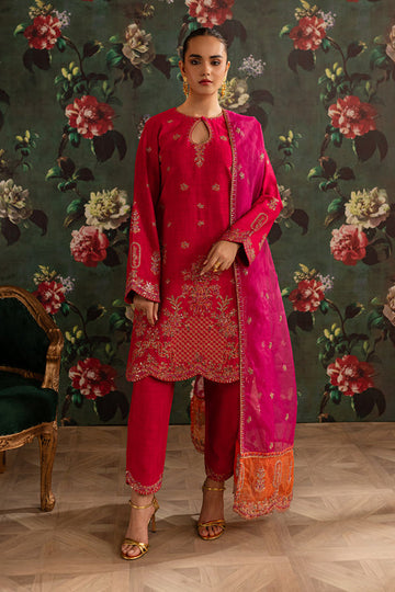 Emaan Adeel | Rangrez Collection | FIROZA - Designer Dress with Intricate embroidery and embellishments. Shop elegent wedding dress at Maria Faisal.