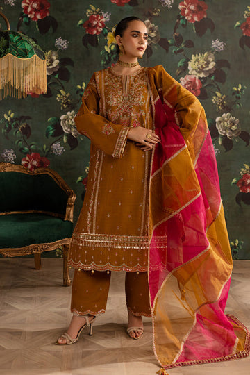 Emaan Adeel | Rangrez Collection | ARZOO - Designer Dress with Intricate embroidery and embellishments. Shop elegent wedding dress at Maria Faisal.