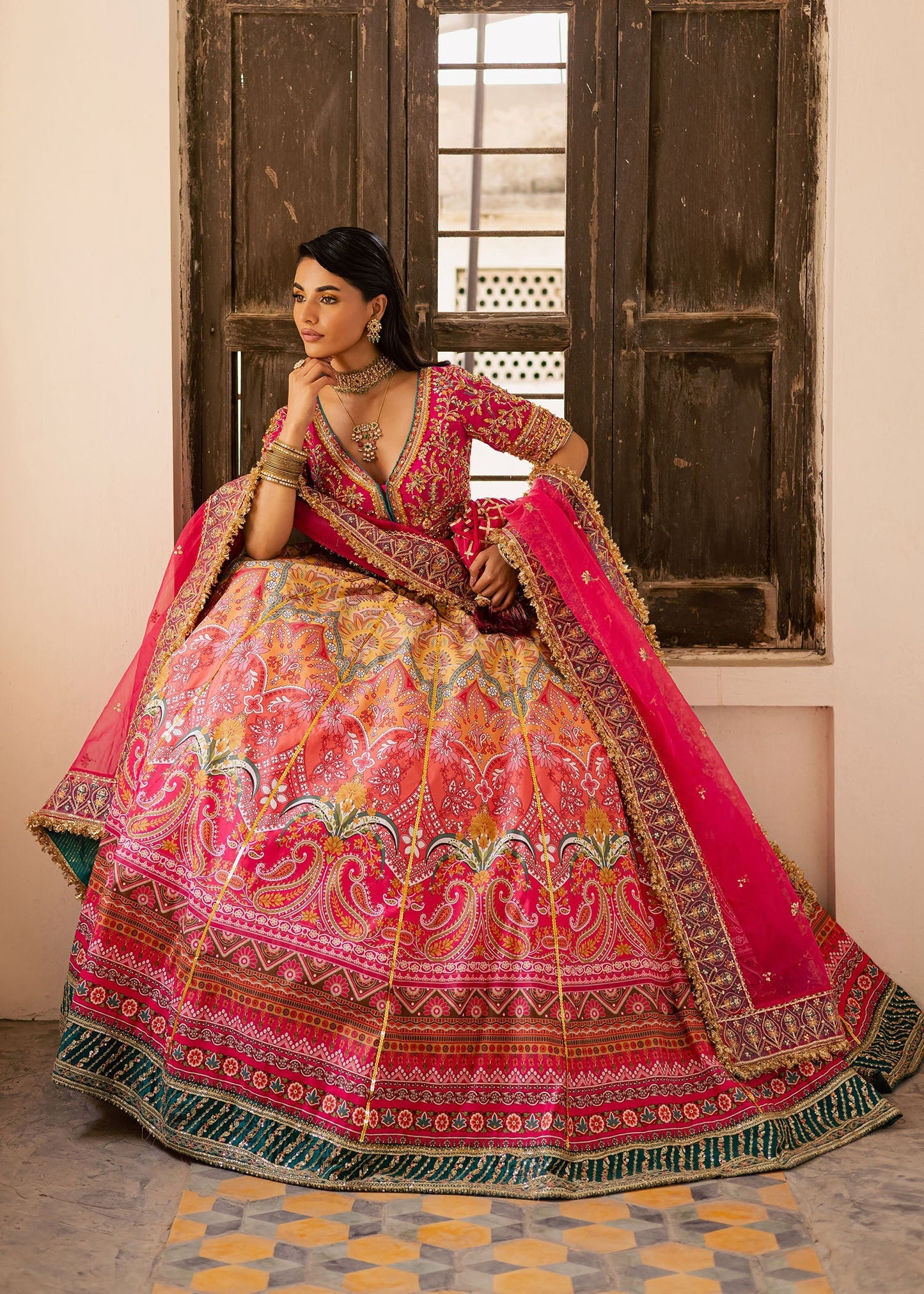 Maria Osama Khan | Khawabeedah Wedding Formals | Soraya - Dress - available at Maria Faisal in UK and USA.