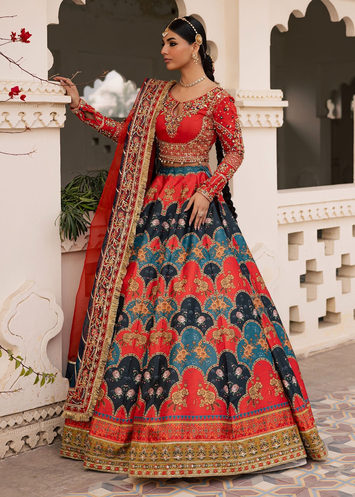 Maria Osama Khan | Khawabeedah Wedding Formals | Rukhsar - Dress - available at Maria Faisal in UK and USA.