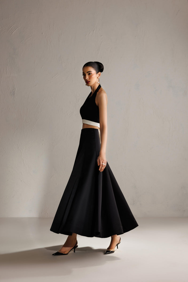 Caia | Basics 26 | Look 20 - Luxury Dress - available at Maria Faisal in UK and USA.