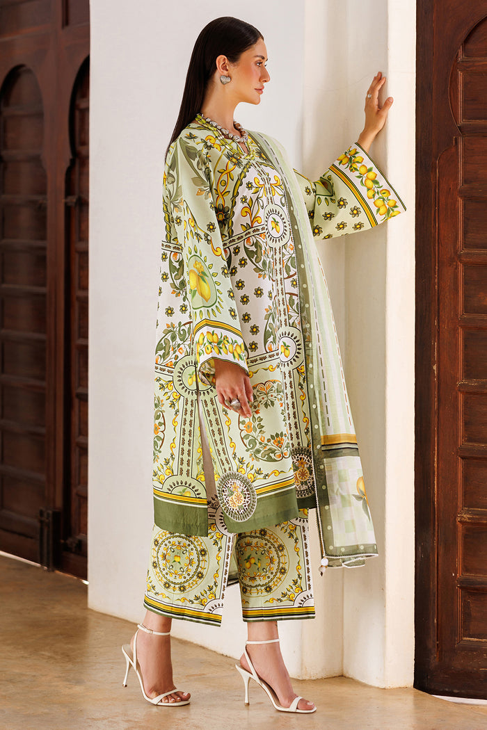 Jazmin | Summer Lawn 26 | USE-9307 - Dress - available at Maria Faisal in UK and USA.