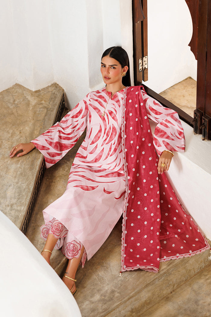 Jazmin | Summer Lawn 26 | USE-9297 - Dress - available at Maria Faisal in UK and USA.