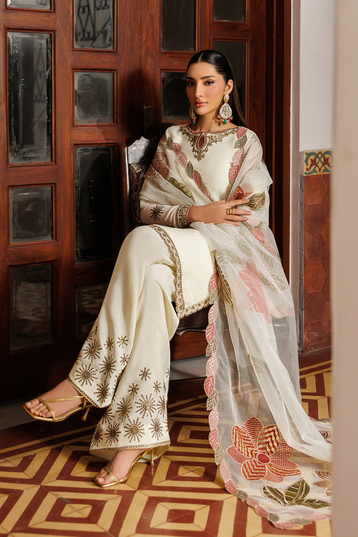 Zarif | Nourah Formals | AMANI - Formal Dress - available at Maria Faisal in UK and USA.