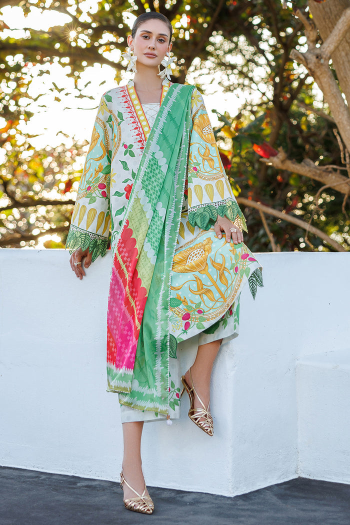 Jazmin | Summer Lawn 26 | USE-9286 - Dress - available at Maria Faisal in UK and USA.