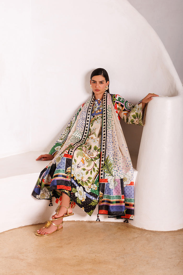 Jazmin | Summer Lawn 26 | USE-9319 - Dress - available at Maria Faisal in UK and USA.