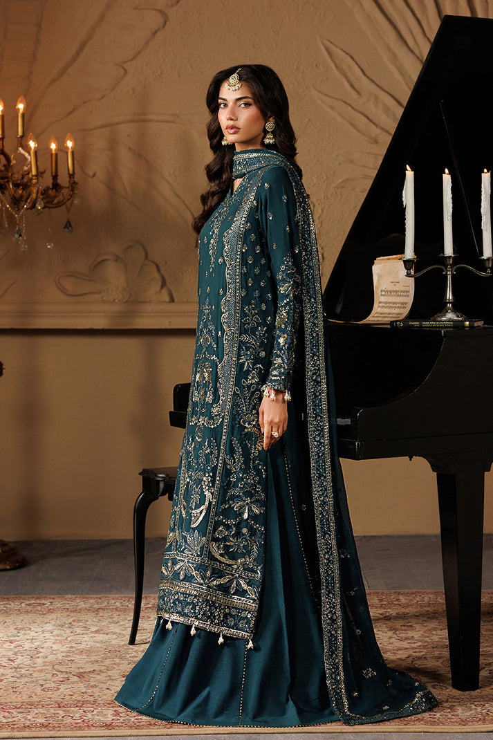 Emaan Adeel | Celeste Festive Edit | ASTERIA - Formal Dress - available at Maria Faisal in UK and USA.