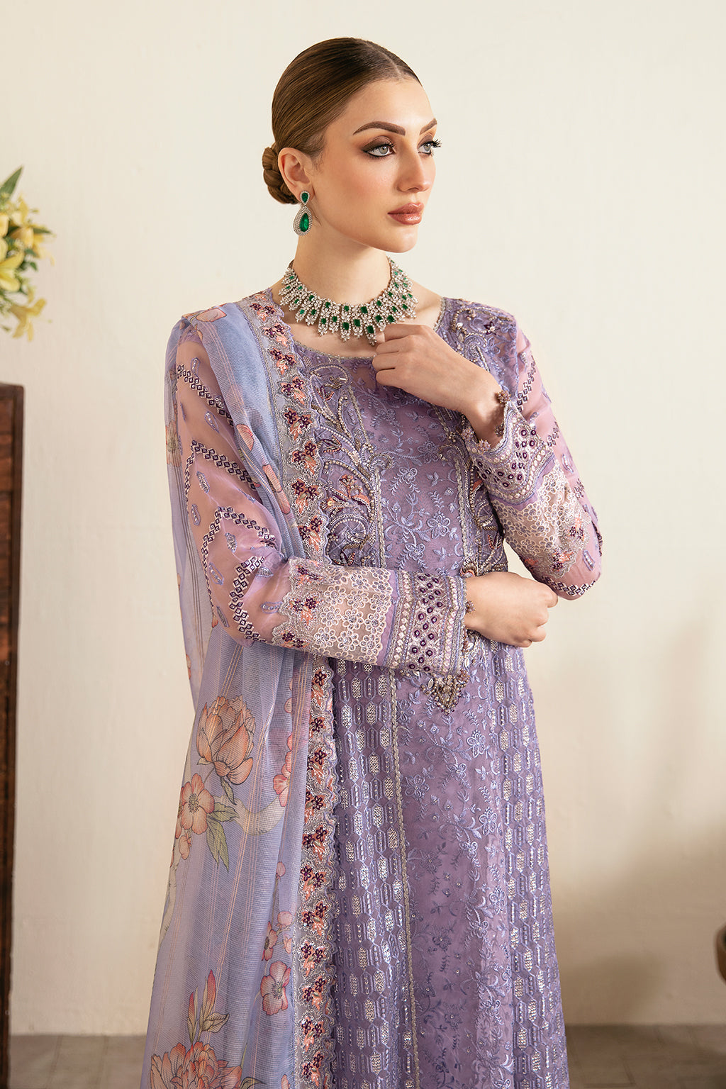 Ramsha | Festive Formals | E-107 - Formal Dress - available at Maria Faisal in UK and USA.