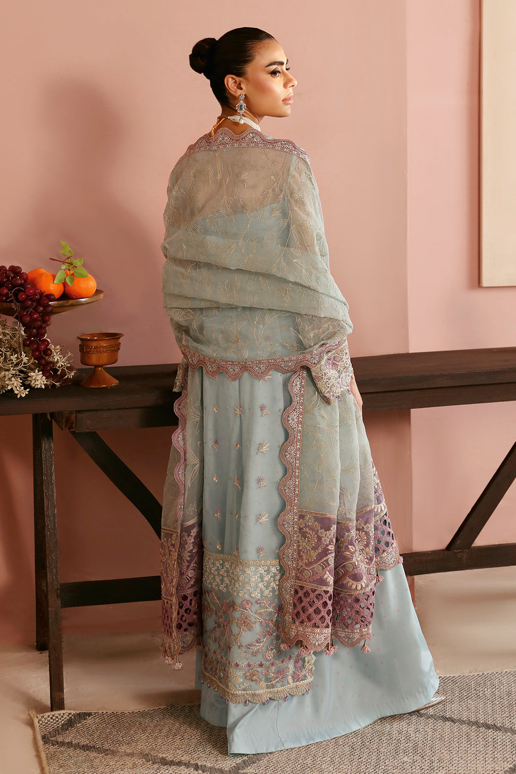 Ramsha | Festive Formals | E-204 - Formal Dress - available at Maria Faisal in UK and USA.