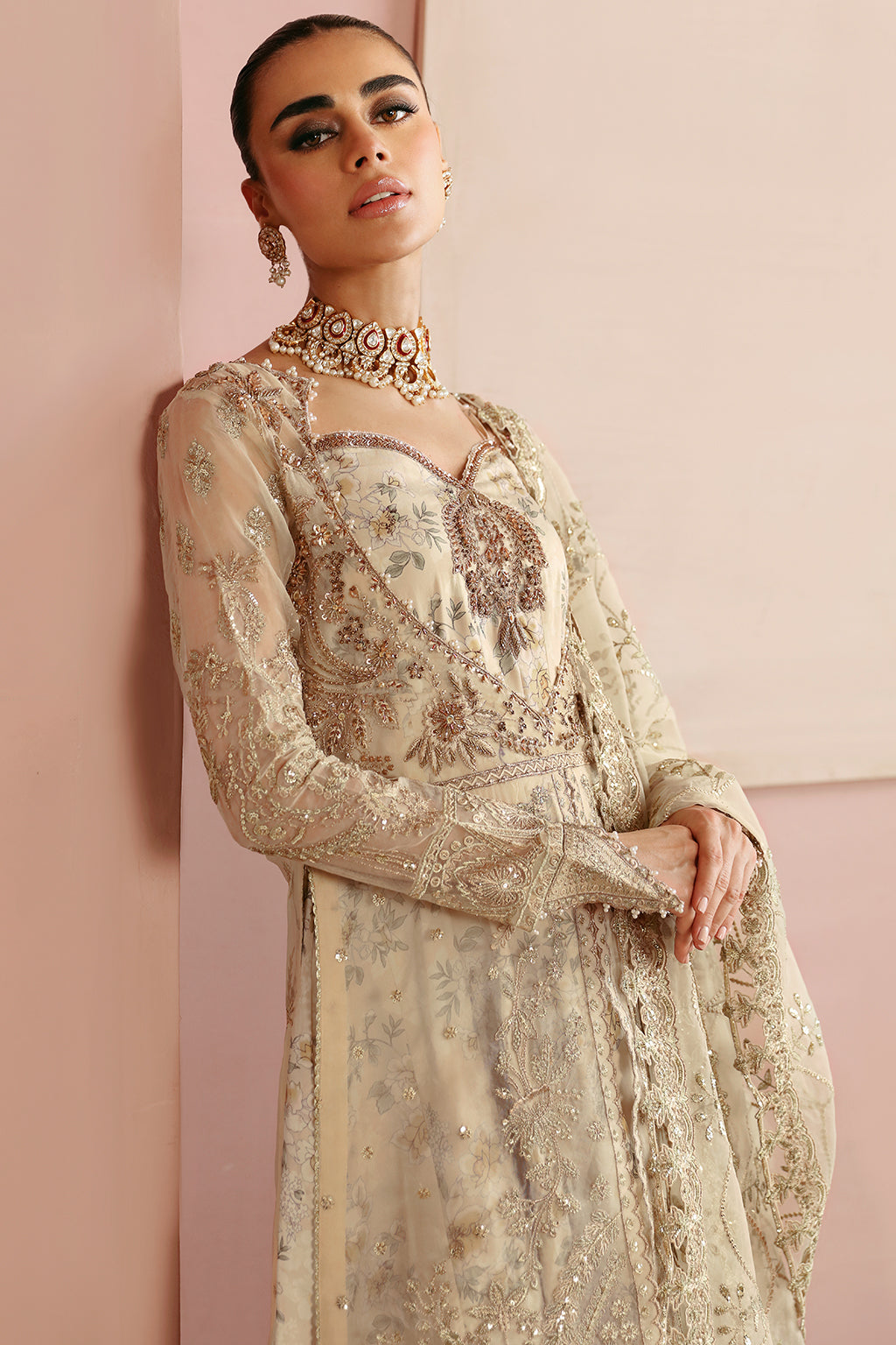 Ramsha | Festive Formals | E-202 - Formal Dress - available at Maria Faisal in UK and USA.