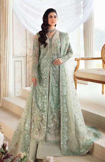 Zevk | Afsanah Wedding Formals | WASAABI - Designer Dress with Intricate embroidery and embellishments. Shop elegent wedding dress at Maria Faisal.