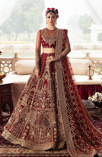 Zevk | Afsanah Wedding Formals | PARI ZAD - Designer Dress with Intricate embroidery and embellishments. Shop elegent wedding dress at Maria Faisal.