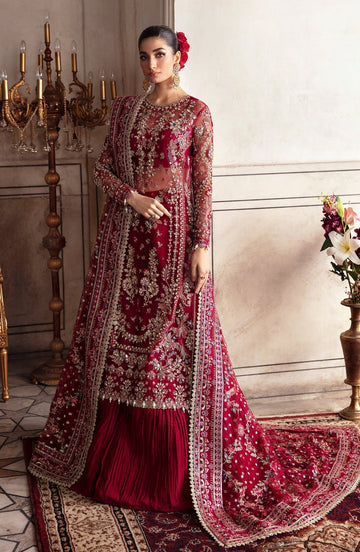Zevk | Afsanah Wedding Formals | KAMKHAWAB - Designer Dress with Intricate embroidery and embellishments. Shop elegent wedding dress at Maria Faisal.