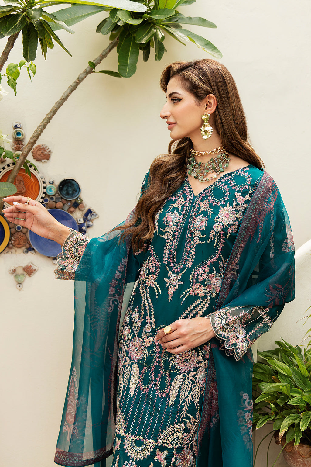 Ramsha | Luxury Lawn 24 | Y-808 - Ladies Clothes - Maria Faisal