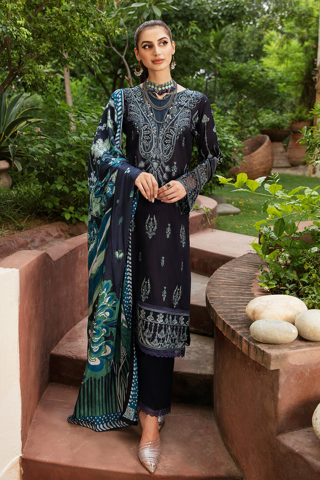 Ramsha | Riwayat Lawn Collection| Y-803 - Ladies Clothes - Maria Faisal