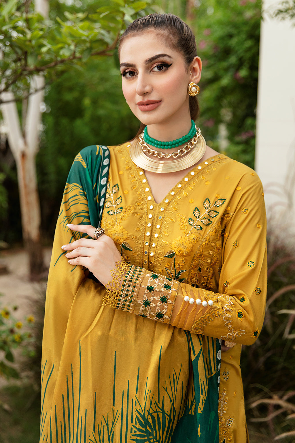 Ramsha | Luxury Lawn 24 | Y-805 - Ladies Clothes - Maria Faisal
