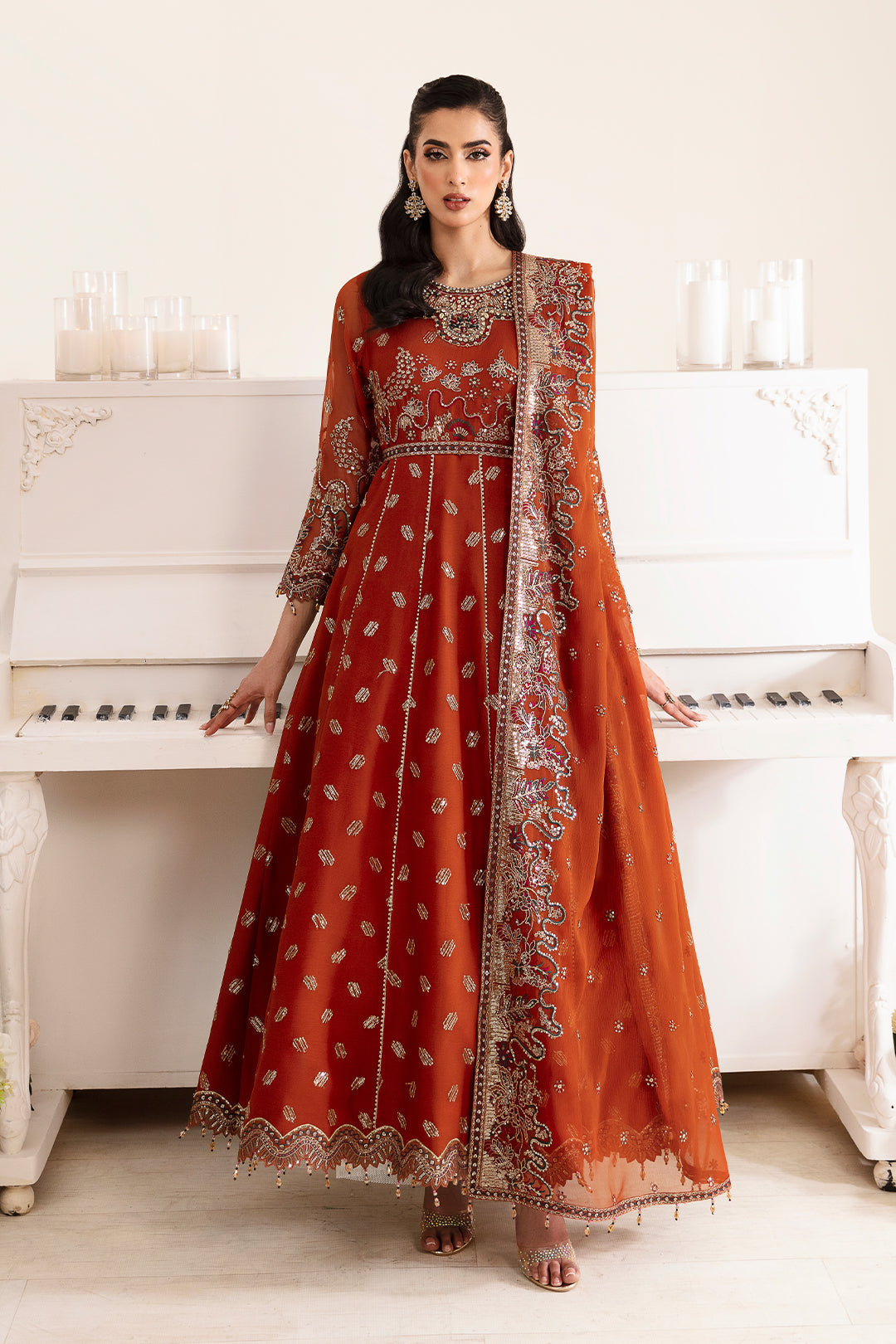 Alizeh | Reena Wedding Edits | AF-HM-4014-RUSTIC - Pakistani Dress - Maria Faisal