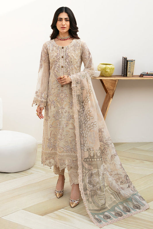 Ramsha | Chevron Chiffon Collection | A-802 - Ladies Clothes - Maria Faisal