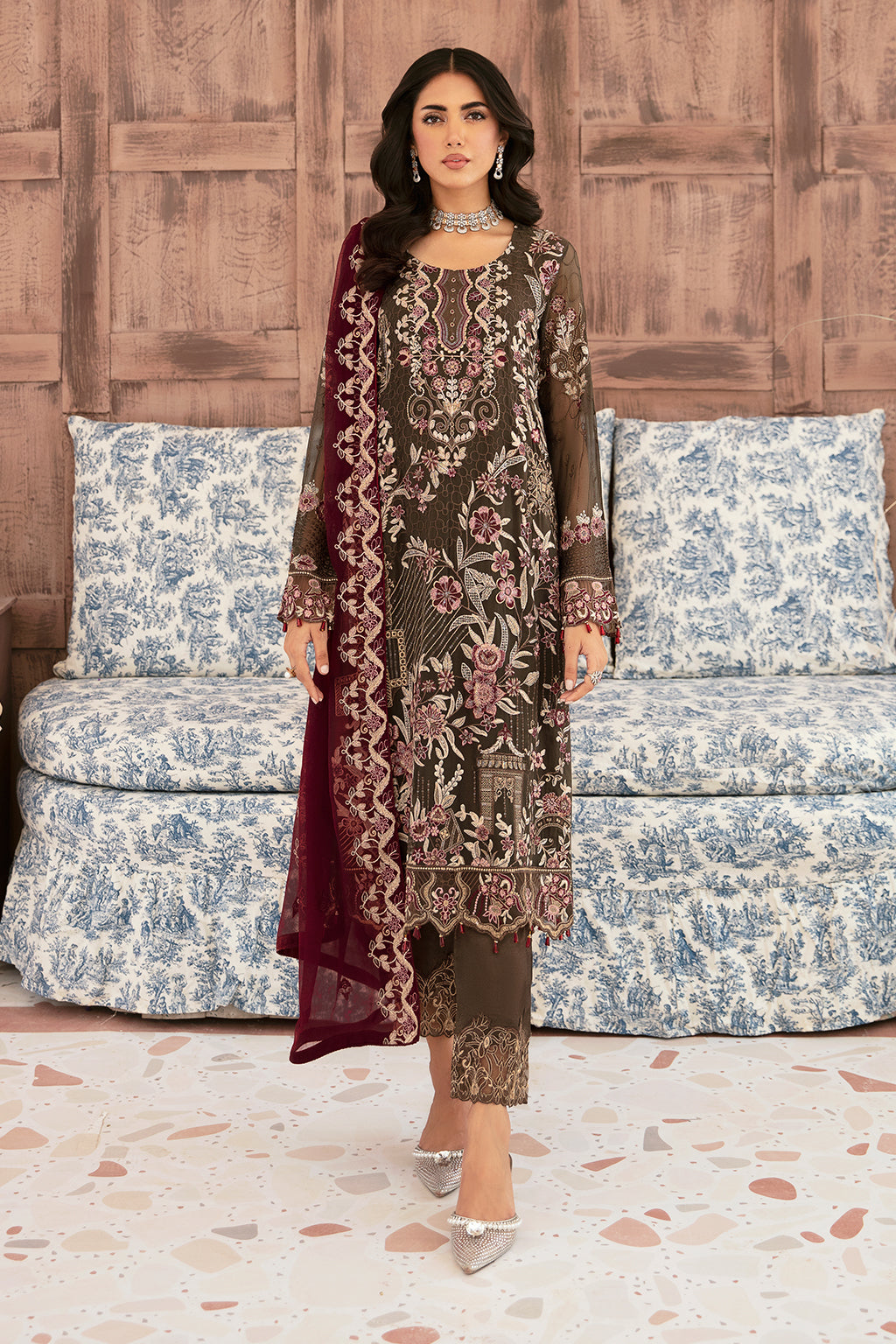 Ramsha | Ramsha Collection | F-2604 - Ladies Clothes - Maria Faisal