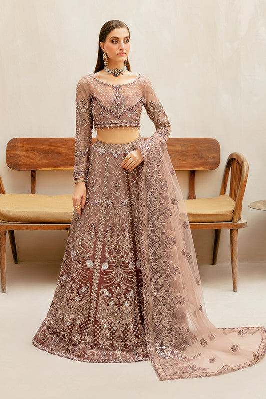 Ramsha | Luxury Wedding Collection | HA-401 - Designer Dress with Intricate embroidery and embellishments. Shop elegent wedding dress at Maria Faisal.