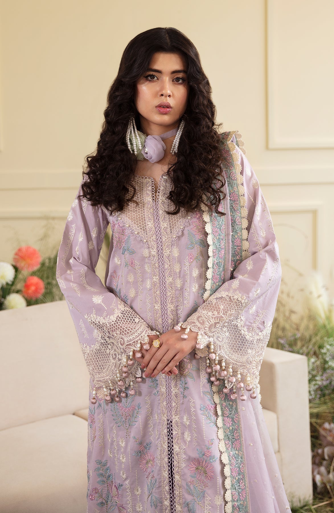 Zevk | Flora Festive Lawn | FLORA - Ladies Clothes - Maria Faisal