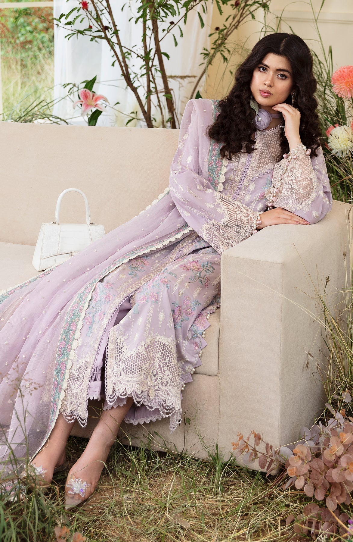 Zevk | Flora Festive Lawn | FLORA - Ladies Clothes - Maria Faisal