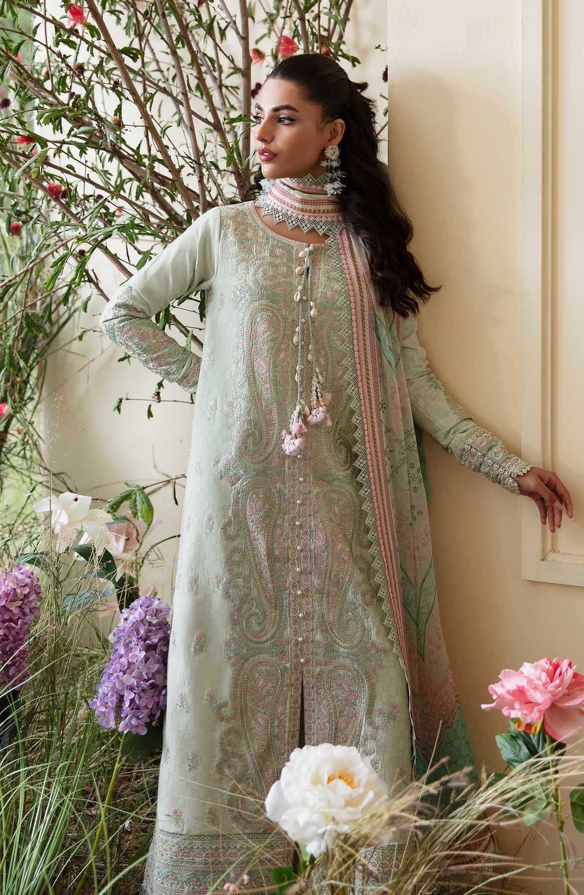Zevk | Flora Festive Lawn | BLOSSOM - Ladies Clothes - Maria Faisal