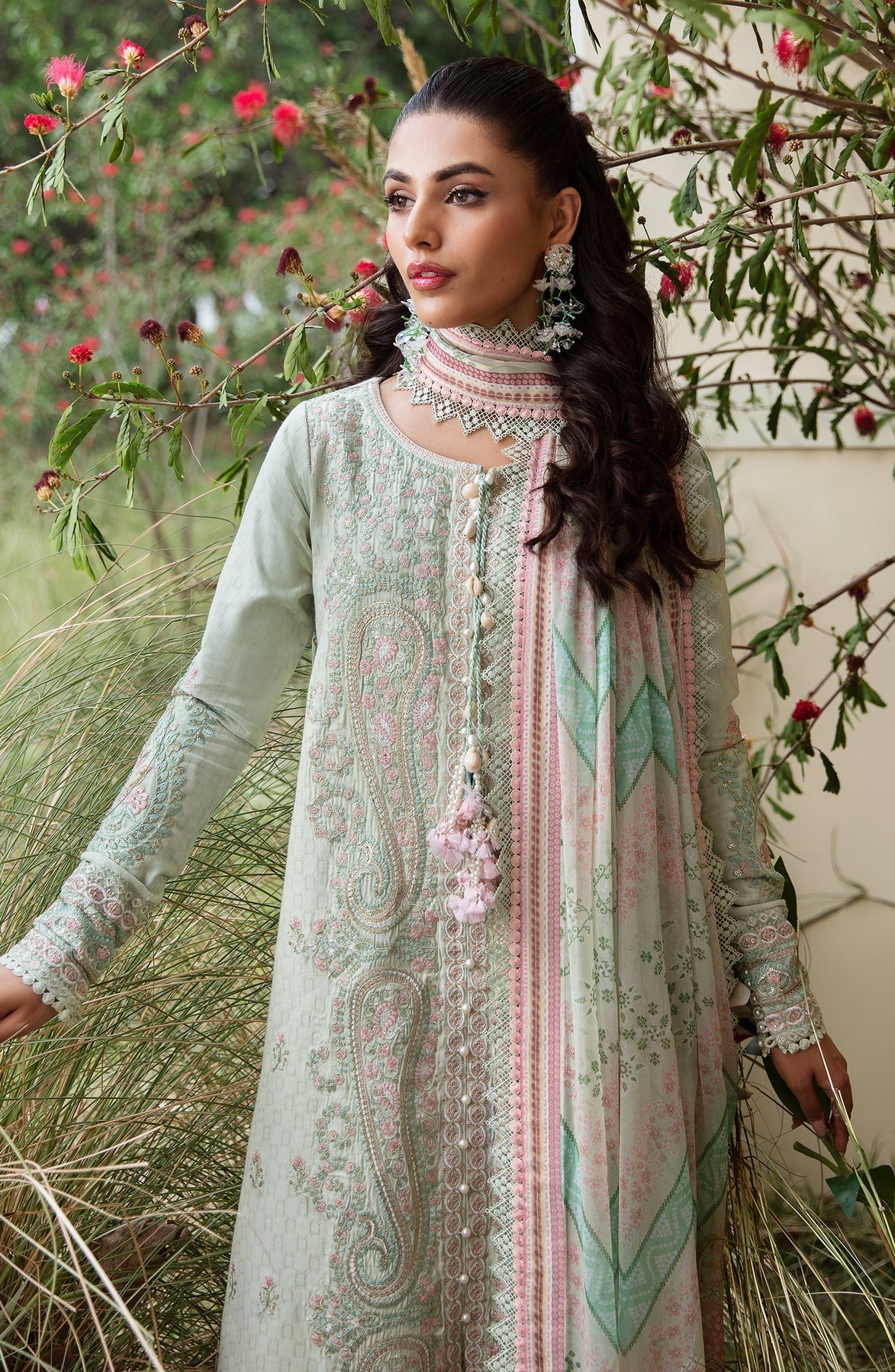Zevk | Flora Festive Lawn | BLOSSOM - Ladies Clothes - Maria Faisal