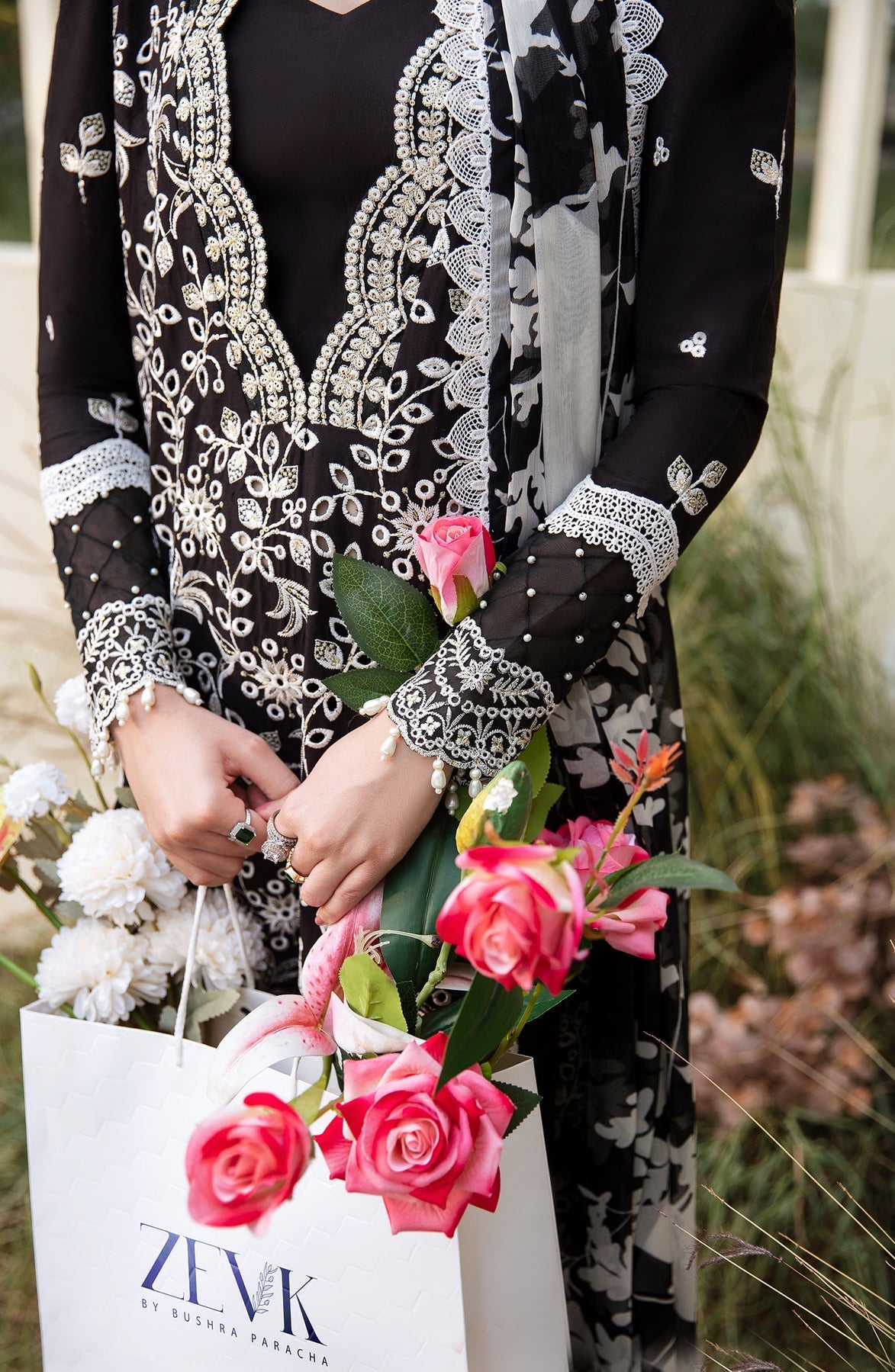 Zevk | Flora Festive Lawn | DUSK - Ladies Clothes - Maria Faisal