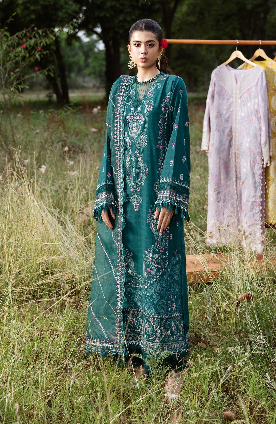 Zevk | Flora Festive Lawn | RELIC - Ladies Clothes - Maria Faisal