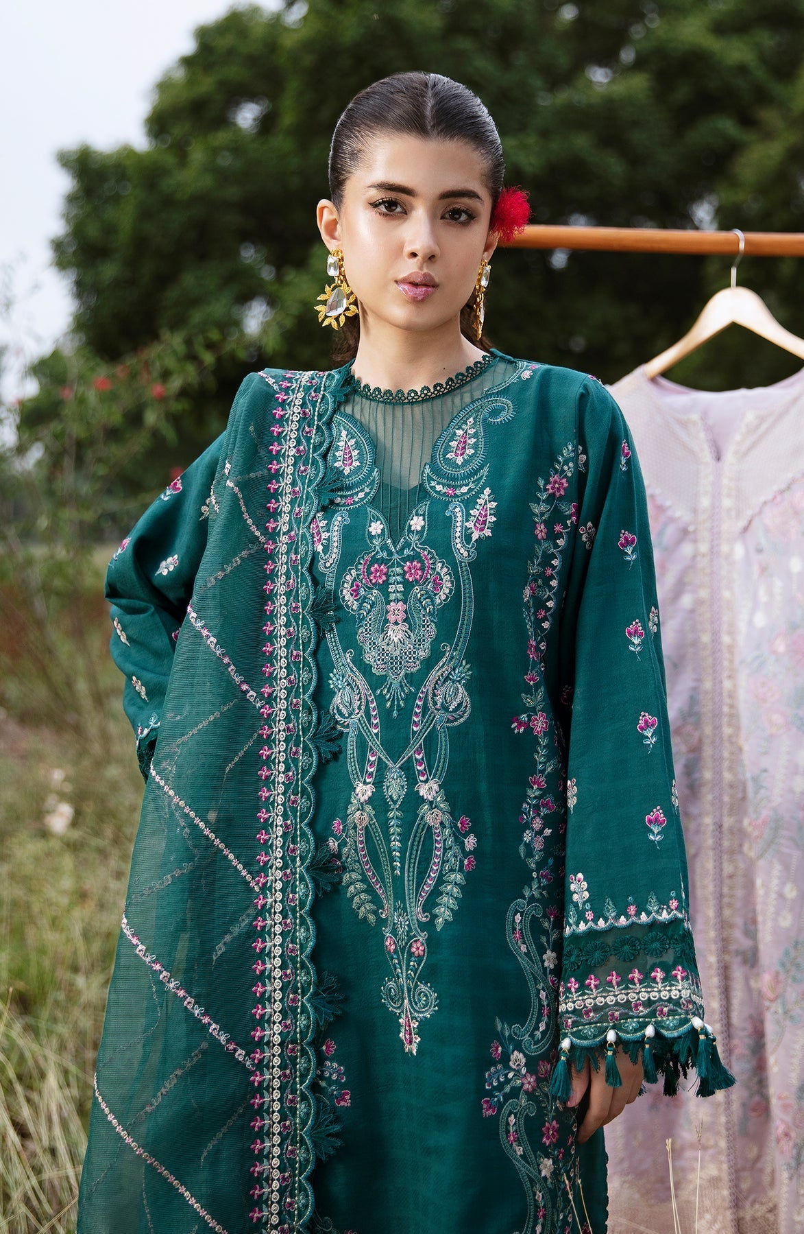 Zevk | Flora Festive Lawn | RELIC - Ladies Clothes - Maria Faisal
