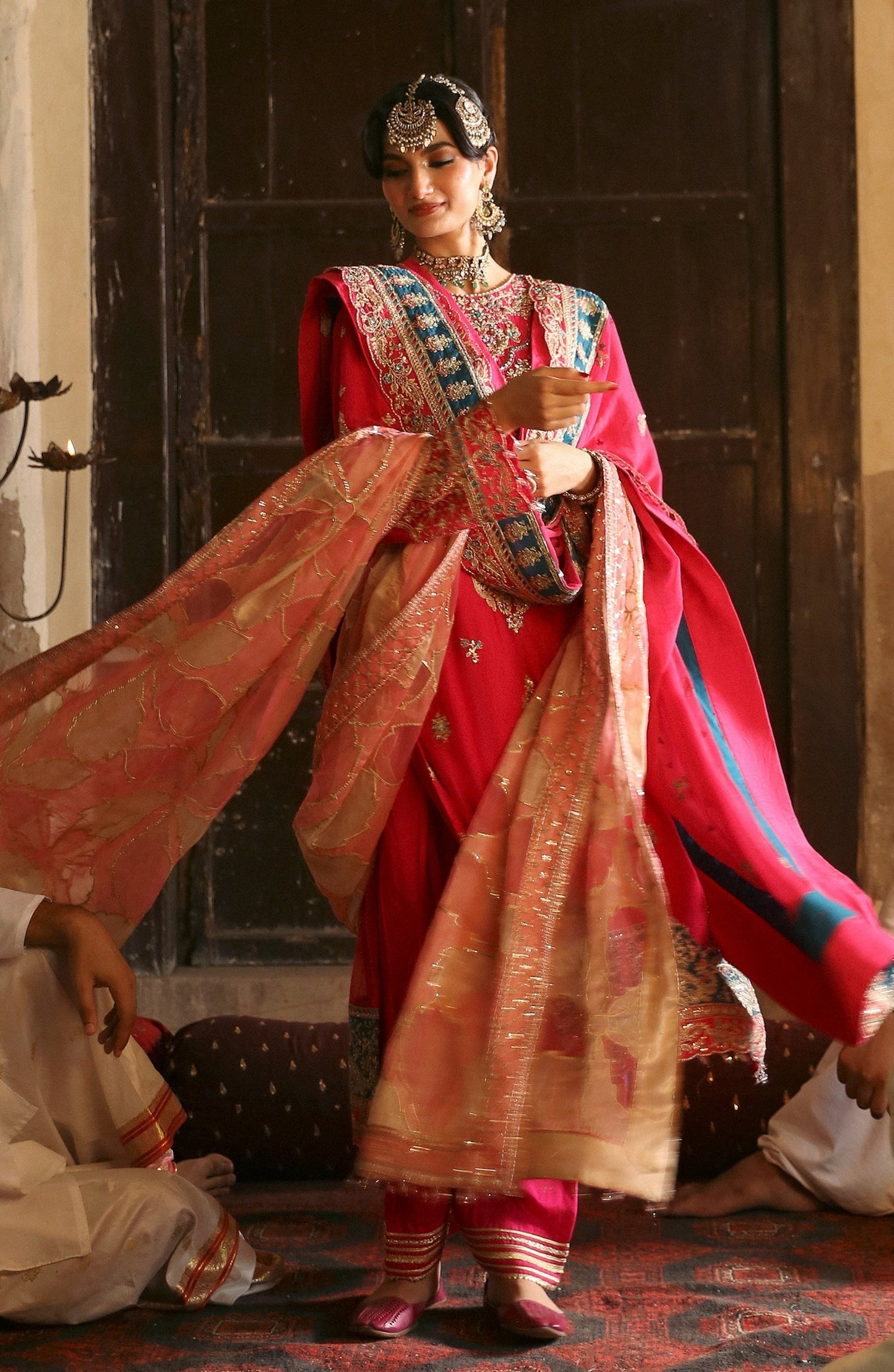 Emaan Adeel | Devdas Formals | SAANVI - Wedding Dress - Maria Faisal