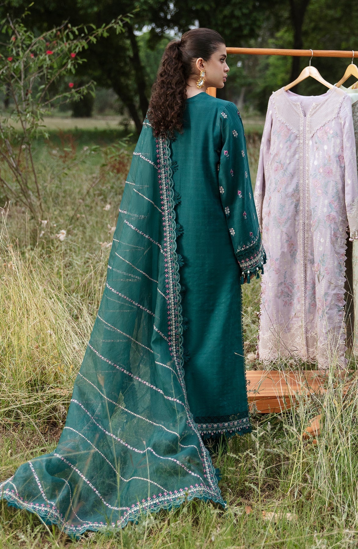 Zevk | Flora Festive Lawn | RELIC - Ladies Clothes - Maria Faisal