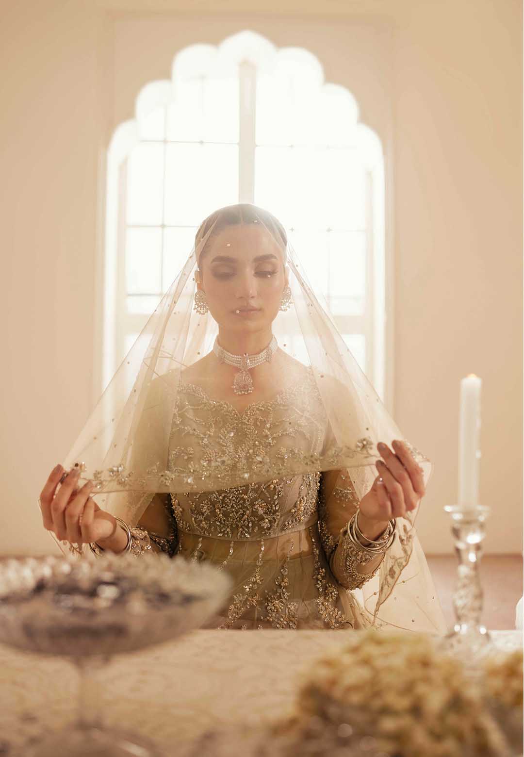 Ayesha and Usman | Haq e Meher | MEHEK - Ladies Clothes - Maria Faisal