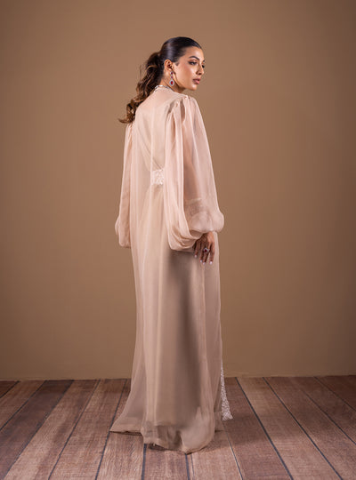Zainab Chottani | The Kaftan Edit | Champagne Flow - Formal Dress - available at Maria Faisal in UK and USA.