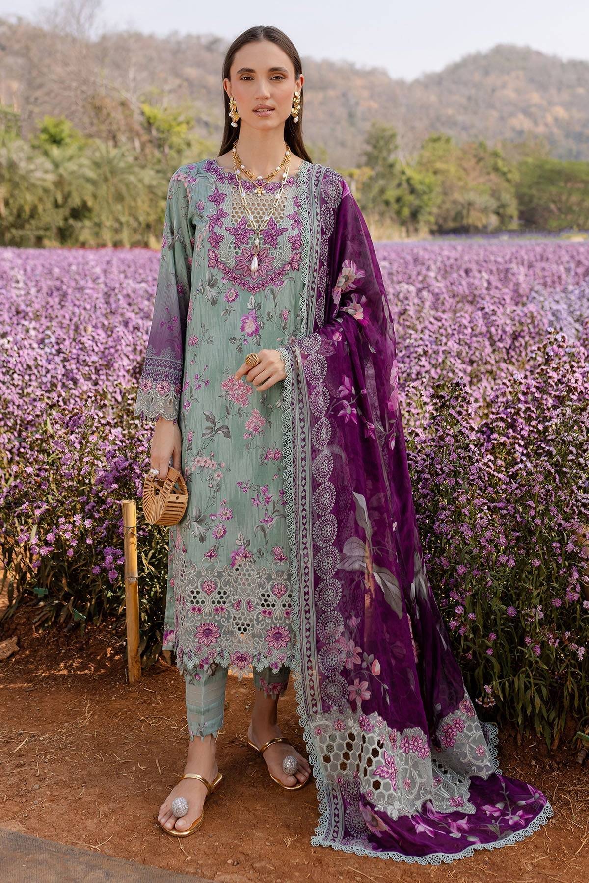 Nureh | Bloom 25 | BL-02 by Maria Faisal - Registered Vendor of : Nureh - type : Ladies Clothes - 100% original wedding dresses